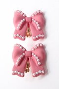 m petit by misako / リボンイヤリング   Y-25-09-29-036-LO-AC-SZ-ZY