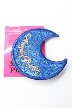 画像1: Angelic Pretty / Twinkle Moonクリップ  ネイビー Y-25-09-29-037-AP-AC-SZ-ZY