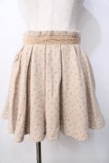 LIZ LISA / ドットフロッキースカート  ベージュ Y-25-09-29-269-LO-SK-SZ-ZY