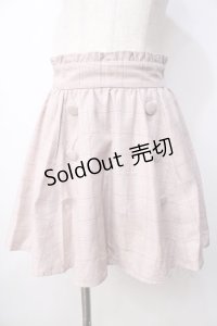 LIZ LISA / グレンチェック台形スカート 0 ピンク Y-25-09-29-274-LO-SK-SZ-ZI