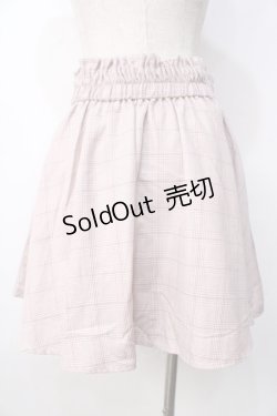 画像2: LIZ LISA / グレンチェック台形スカート 0 ピンク Y-25-09-29-274-LO-SK-SZ-ZI