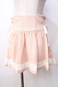 LIZ LISA / サイドレースアップニットスカート 0 ピンク Y-25-09-29-275-LO-SK-SZ-ZY