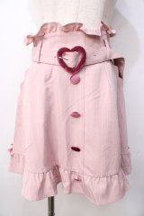 LIZ LISA / ピンストライプフリルスカート 0 ピンク Y-25-09-29-276-LO-SK-SZ-ZI