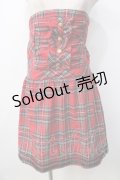 LIZ LISA doll / チェックワンピース  赤 Y-25-09-29-279-LO-OP-SZ-ZY