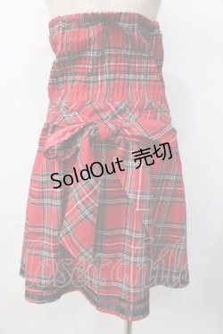 画像2: LIZ LISA doll / チェックワンピース  赤 Y-25-09-29-279-LO-OP-SZ-ZY