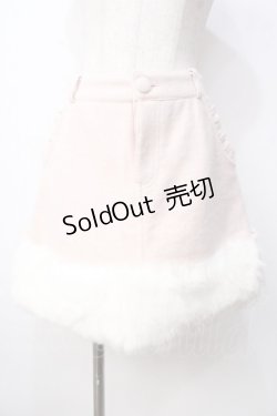 画像1: LIZ LISA / 裾ファースカート 0 ピンク Y-25-09-29-280-LO-SK-SZ-ZI