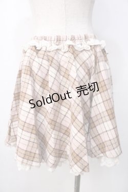 画像2: LIZ LISA / チェック柄フレアスカート 0 ブラウン Y-25-09-29-286-LO-SK-SZ-ZI