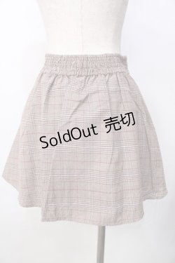 画像2: LIZ LISA / レースアップチェックスカパン 0 ブラウン Y-25-09-29-289-LO-SK-SZ-ZI