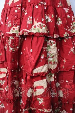 画像4: PINK HOUSE / ストロベリーハットワンピース  赤 Y-25-09-30-005-LO-OP-AS-ZY