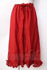 PINK HOUSE / いちご刺しゅうドロワーズ F 赤 Y-25-09-30-023-LO-PA-SZ-ZY