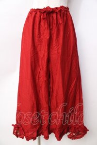 PINK HOUSE / いちご刺しゅうドロワーズ F 赤 Y-25-09-30-023-LO-PA-SZ-ZY