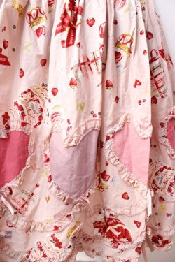 画像4: PINK HOUSE / アニバーサリーケーキプリントスカート F ピンク Y-25-09-30-024-LO-SK-SZ-ZY