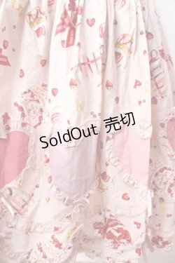 画像4: PINK HOUSE / アニバーサリーケーキプリントスカート F ピンク Y-25-09-30-024-LO-SK-SZ-ZY