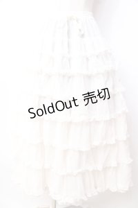 PINK HOUSE / ポルカドットチュールスカート F 生成り Y-25-09-30-025-LO-SK-SZ-ZY