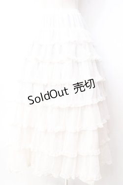 画像2: PINK HOUSE / ポルカドットチュールスカート F 生成り Y-25-09-30-025-LO-SK-SZ-ZY