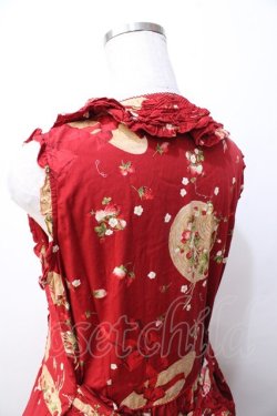 画像5: PINK HOUSE / ストロベリーハットワンピース  赤 Y-25-09-30-005-LO-OP-AS-ZY