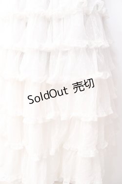 画像4: PINK HOUSE / ポルカドットチュールスカート F 生成り Y-25-09-30-025-LO-SK-SZ-ZY