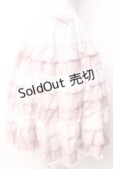 PINK HOUSE / ローンフリルスカート F ピンク Y-25-09-30-026-LO-SK-SZ-ZY