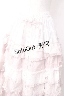 画像3: PINK HOUSE / ローンフリルスカート F ピンク Y-25-09-30-026-LO-SK-SZ-ZY