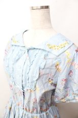 画像3: PINK HOUSE / le langage des fleurs ptワンピース  サックス Y-25-09-30-006-LO-OP-AS-ZY (3)