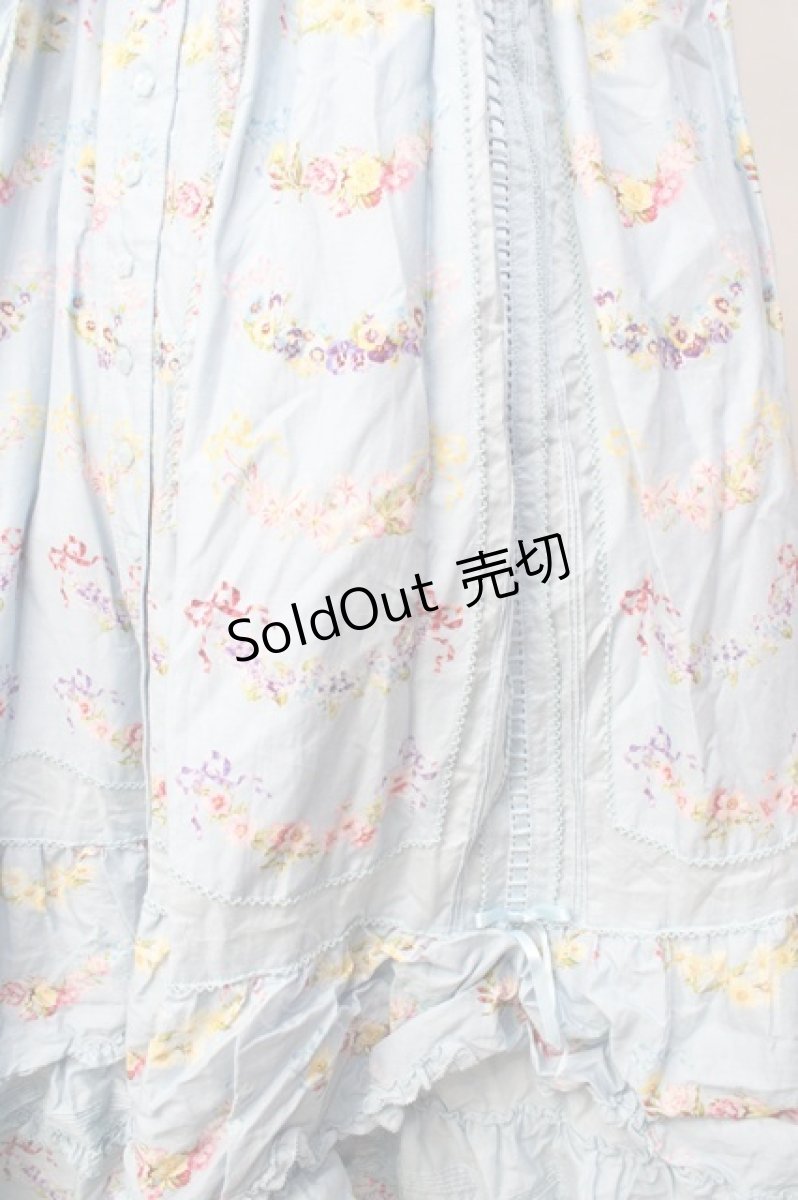 画像4: PINK HOUSE / le langage des fleurs ptワンピース  サックス Y-25-09-30-006-LO-OP-AS-ZY (4)
