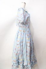 画像6: PINK HOUSE / le langage des fleurs ptワンピース  サックス Y-25-09-30-006-LO-OP-AS-ZY (6)