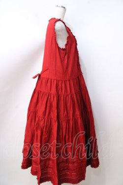 画像6: PINK HOUSE / ローンノースリーブワンピース  赤 Y-25-09-30-009-LO-OP-AS-ZY