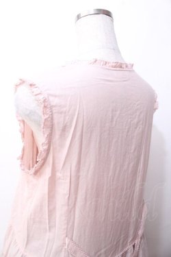 画像5: PINK HOUSE / ローンノースリーブワンピース  ピンク Y-25-09-30-010-LO-OP-AS-ZY