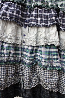 画像4: PINK HOUSE / ギンガムティアードワンピース  グリーン Y-25-09-30-011-LO-OP-SZ-ZY