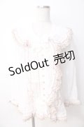 PINK HOUSE / ドイリーレース使いブラウス  白 Y-25-09-30-014-LO-BL-SZ-ZY