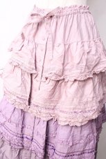 画像3: PINK HOUSE / 段々ピコフリルフリルスカート  紫 Y-25-09-30-016-LO-SK-SZ-ZY (3)