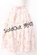 PINK HOUSE / ひな菊ロンドプリントスカート  ピンク Y-25-09-30-018-LO-SK-SZ-ZY