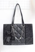 Ank Rouge / ストラップ付きハンドバック  黒 Y-25-10-03-038-CA-BG-SZ-ZY