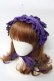 画像1: ATELIER PIERROT / Gothic Lattices Headdress  パープル Y-25-10-03-041-EL-AC-SZ-ZY (1)