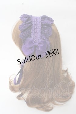 画像2: ATELIER PIERROT / Gothic Lattices Headdress  パープル Y-25-10-03-041-EL-AC-SZ-ZY
