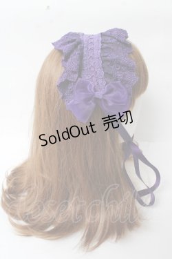 画像3: ATELIER PIERROT / Gothic Lattices Headdress  パープル Y-25-10-03-041-EL-AC-SZ-ZY