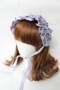 axes femme kawaii / プチリボンヘッドドレス  ラベンダー Y-25-10-03-042-AX-AC-SZ-ZY