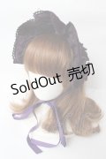 axes femme kawaii / ベルベットドールハーフボンネット  パープル Y-25-10-03-043-AX-AC-SZ-ZY