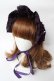 画像1: axes femme kawaii / ベルベットドールハーフボンネット  パープル Y-25-10-03-043-AX-AC-SZ-ZY (1)