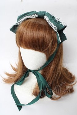 画像1: axes femme kawaii / レディローズヘッドドレス  グリーン Y-25-10-03-044-AX-AC-SZ-ZY