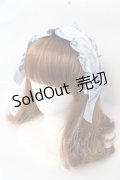 Ank Rouge / フリルヘッドドレス  サックス Y-25-10-03-045-CA-AC-SZ-ZY