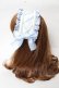 画像2: Ank Rouge / フリルヘッドドレス  サックス Y-25-10-03-045-CA-AC-SZ-ZY (2)
