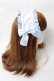 画像3: Ank Rouge / フリルヘッドドレス  サックス Y-25-10-03-045-CA-AC-SZ-ZY (3)