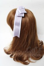 画像2: 【SALE】Amavel / ぱっちんリボンカチューシャ  ラベンダー Y-25-10-03-046-CA-AC-SZ-ZT422-F001 (2)