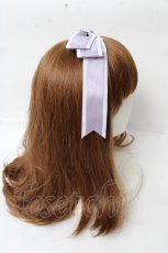 画像3: 【SALE】Amavel / ぱっちんリボンカチューシャ  ラベンダー Y-25-10-03-046-CA-AC-SZ-ZT422-F001 (3)