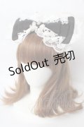 LOLITA / ビックリボンカチューシャ  黒 Y-25-10-03-053-LO-AC-SZ-ZT422-F006