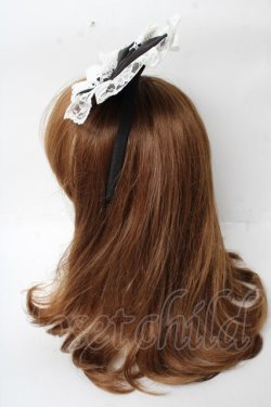 画像2: LOLITA / ビックリボンカチューシャ  黒 Y-25-10-03-053-LO-AC-SZ-ZY