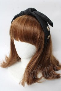 LOLITA / モチーフ付きカチューシャ  黒 Y-25-10-03-054-LO-AC-SZ-ZT488-F002