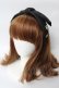 画像1: LOLITA / モチーフ付きカチューシャ  黒 Y-25-10-03-054-LO-AC-SZ-ZY (1)