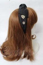 画像3: 【SALE】LOLITA / モチーフ付きカチューシャ  黒 Y-25-10-03-054-LO-AC-SZ-ZT488-F002 (3)